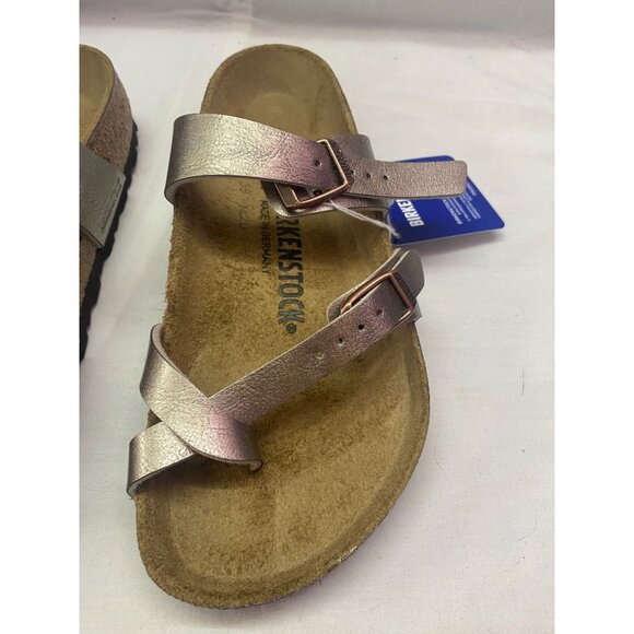 Birkenstock Women's 5-5.5 Mayari Graceful Taupe Birko-Flor Thong Sandal NIB - Picture 8 of 14